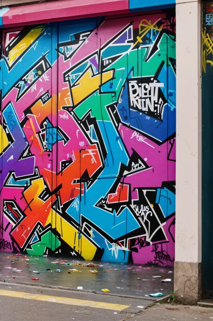 You cannot do graffiti or vandalism in public spaces