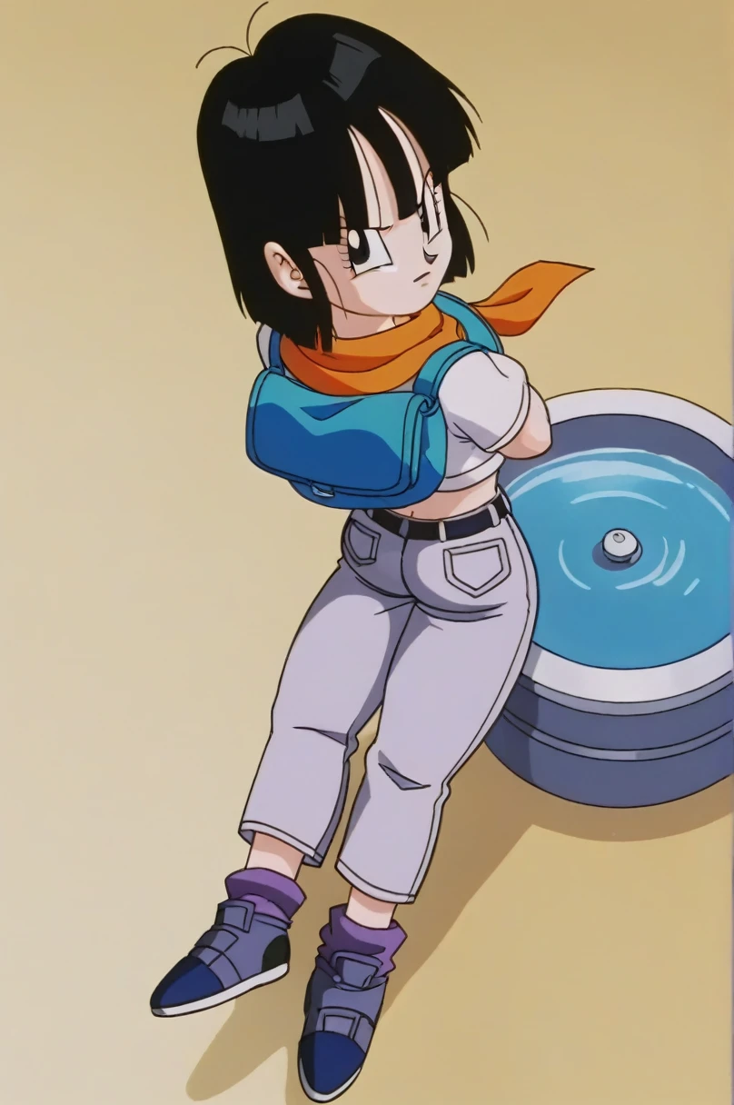 fountain_cheered up, score_9, score_8_above, score_7_above, cheered up screencap,8k, absurd resolution,
Pan \(Dragon Ball\), 1 girl, Alone, looking at the viewer, short hair, hits, black fur, session, whole body, black eyes, denim, orange scarf, retro artStyle, female , v shaped eyebrows, from below, rock, diaphragm, clavicle, 1990s \(Style\), naked, sexy body, ass medium, tits medium, sexy ass, medium breasts, medium breasts, detailed vagina, Pussy
