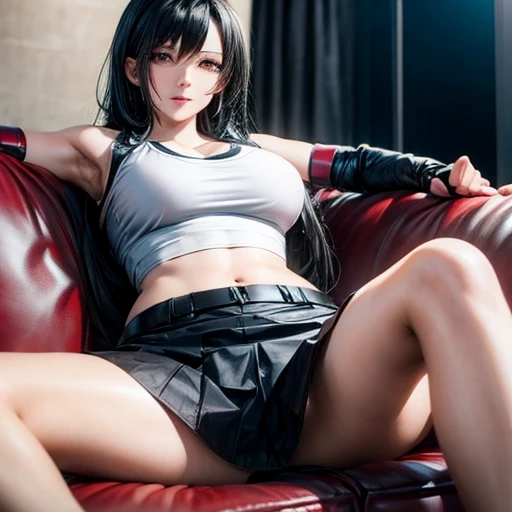 Spread your legs、Woman sitting on chair