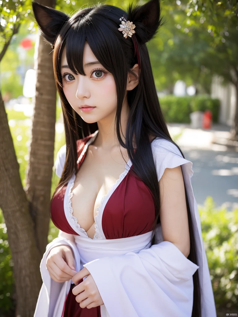 Ultra-high resolution、Japanese beauty、Big eyes、cute、Beauty、The breasts are very large、Cosplay、Cosplayーヤー、sf