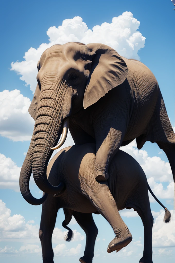 Create a 6-legged flying elephant