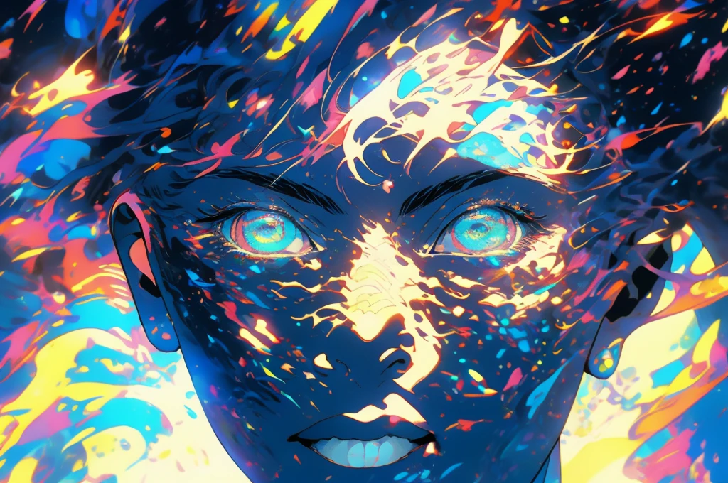 there is a woman with blue hair and a jacket, hyper-realistic cyberpunk style, realistic art style, Retrato ciberpunk, 🤤 portrait of , cyberpunk artstyle, cyberpunk anime digital art, Retrato de RossDraws, garota cyberpunk sonhadora, the cyberpunk portrait of , portrait of cg society, cyberpunk style , hyper realist, realism art style, photorealistic art style, rossdraws pastel vibrante, smiling, diamond on forehead