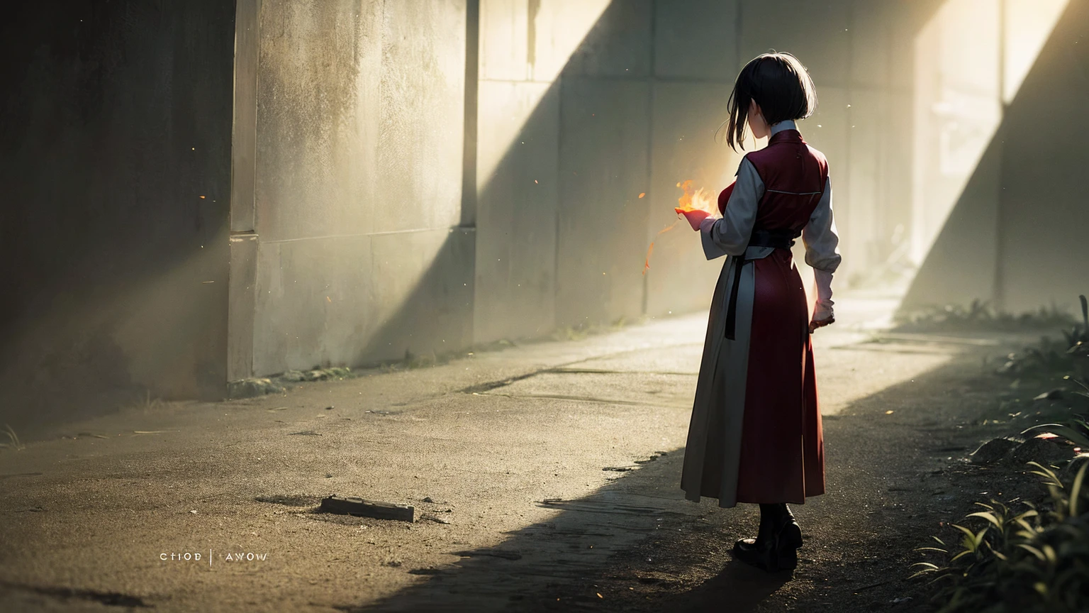 Create a cartoon-style illustration inspired by these lyrics. The scene symbolizes the wounds of the past and the hope for the future. In the foreground is a young woman who continues to move forward in the face of challenges. She looks determined, courageous and hopeful.
The young woman has short black hair and a scarred body. She is dressed in dark shades and holds a red flame in her hand, symbolizing her burning passion. Her eyes are focused on the future and show a strong will.
In the background is the difficult path she has taken. There are various obstacles in his path, and scars from the past are visible. However, there is a glimmer of hope shining ahead of her, and countless stars twinkle in the night sky.
The sky is filled with dark clouds, but the light that shines through them illuminates his path. Behind her, a shadow is depicted as a symbol of loneliness and despair, but the shadow is cut by his determination.
The overall mood should convey the strength to overcome the pain of the past and move forward with hope for the future. The illustration symbolizes the determination to overcome any difficulties and move forward into the future.
Translated with DeepL.com (free version)