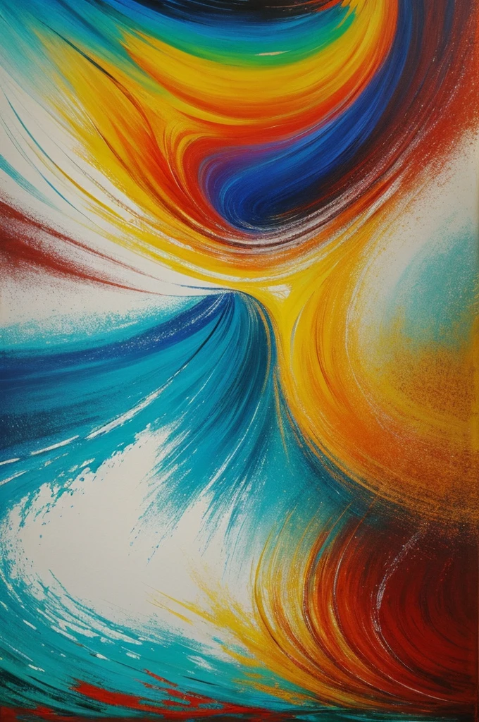 Abstract work of art that is inspired by nature