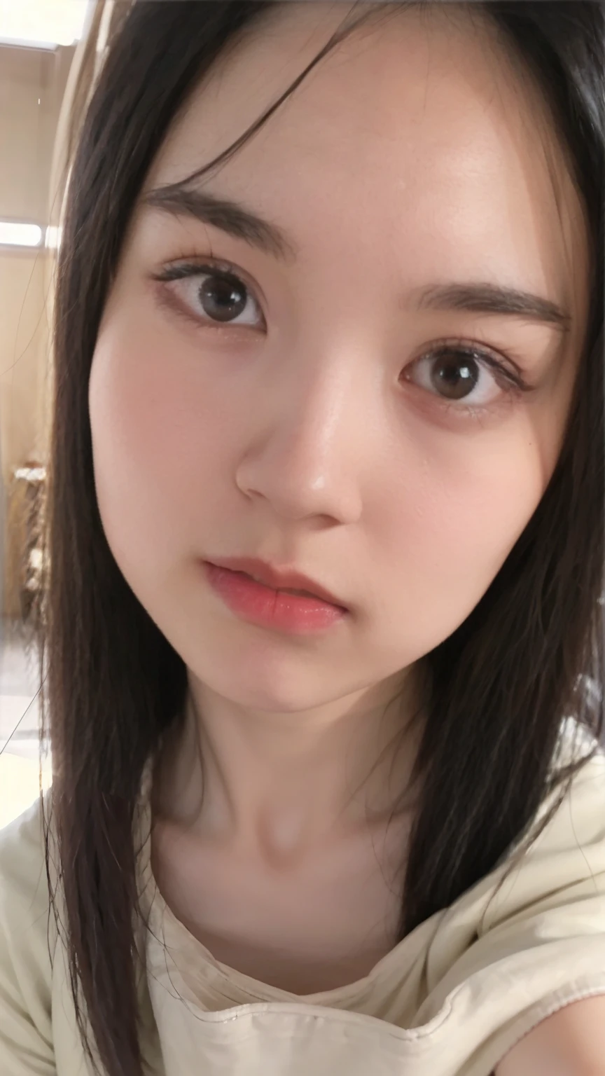 20 year old cute Japan woman, Realisticなライティング, ((Extremely precise and accurate anatomy:1.0)), (最高品質のRealisticな肌の質感:1.6), (photo Realistic:1.4), (hyper Realistic:1.4), (Improvement of quality:1.4), (Enhances the beauty of skin texture:1.2), clean and glowing skin, mesh, thin:1.2, (Realistic:1.3), Backlight, A gentle light that illuminates the face, Ray Tracing, (Bright light:1.2), (Smoother lighting:1.05), (Improving the quality of cinema lighting:0.9), 32k, One Japanese woman, fine grain, Detailed face, (Film Grain:1.1), (Natural smile:0), (Accentuates body lines:1.1), High resolution, Natural look, Kind eyes, The texture of each individual hair, long and delicate lashes, Beautifully trimmed eyebrows, Facial pores, Detail of blood vessels in the white of the eye, Thin and visible capillaries in the skin, Enhances hair texture, Delicate light and shadow, Clear skin, Graceful Pose, Beautiful Eyes, Sharp details, Soft light reflection, Beautiful contours, Delicate skin tone, Fine hair texture, Natural background, Natural poses in everyday situations, Extremely fine detail, Lora Style