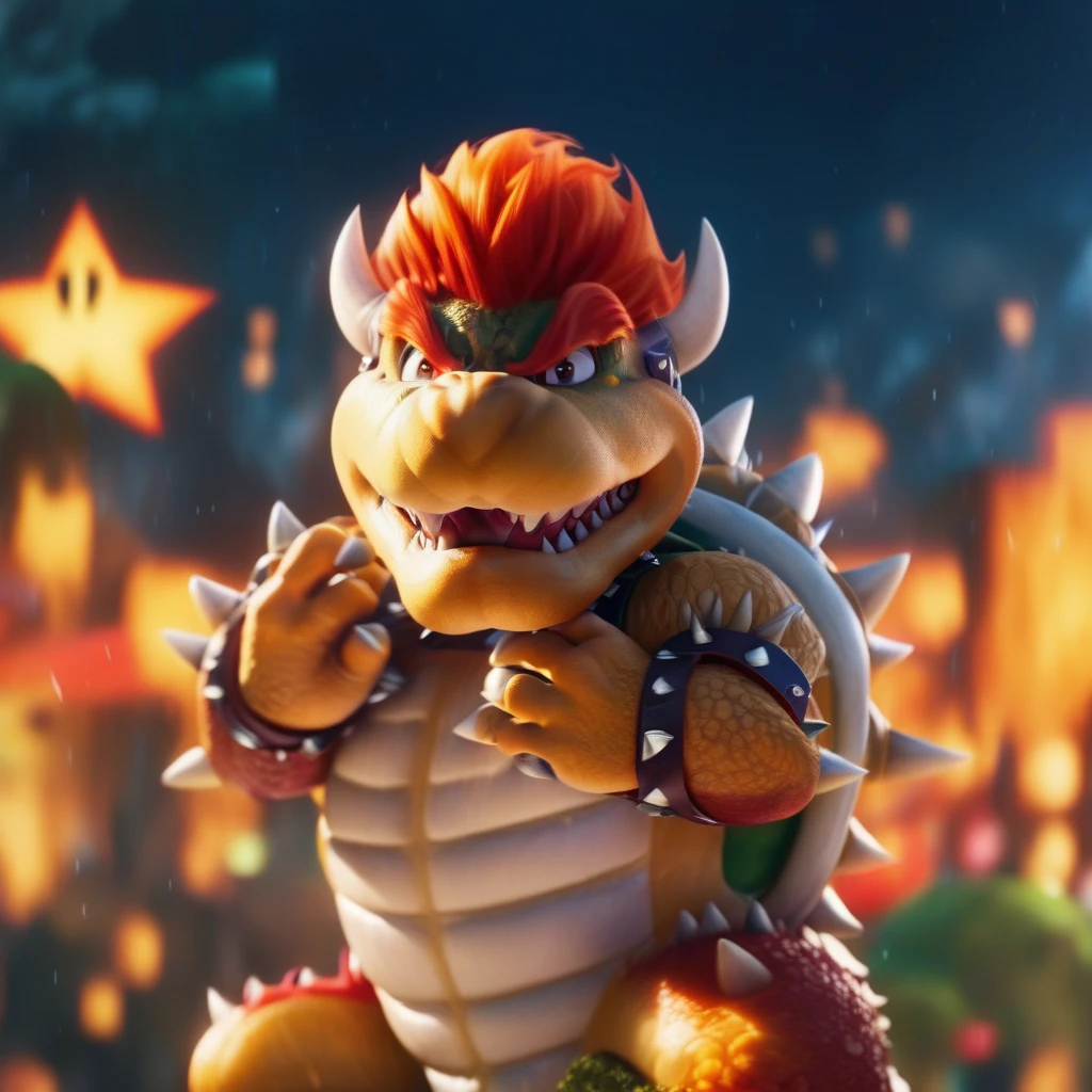 cinematic photo bowser, fantasy world  . 35mm photograph, film, bokeh, professional, 4k, highly detailed  