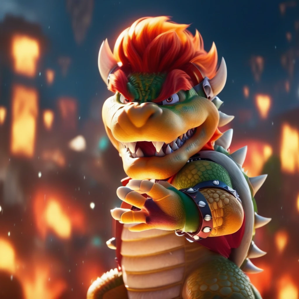 cinematic photo bowser, fantasy world  . 35mm photograph, film, bokeh, professional, 4k, highly detailed  