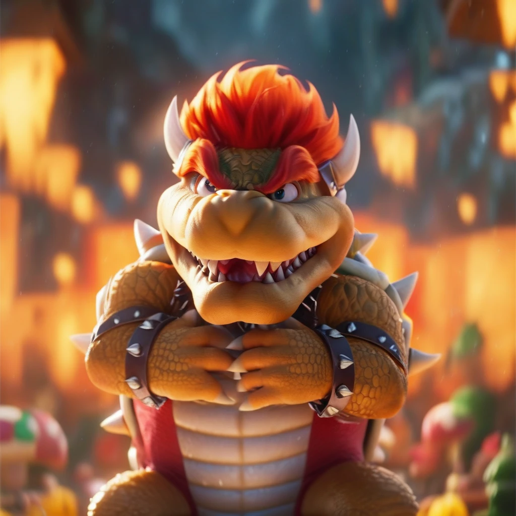 cinematic photo bowser, fantasy world  . 35mm photograph, film, bokeh, professional, 4k, highly detailed  