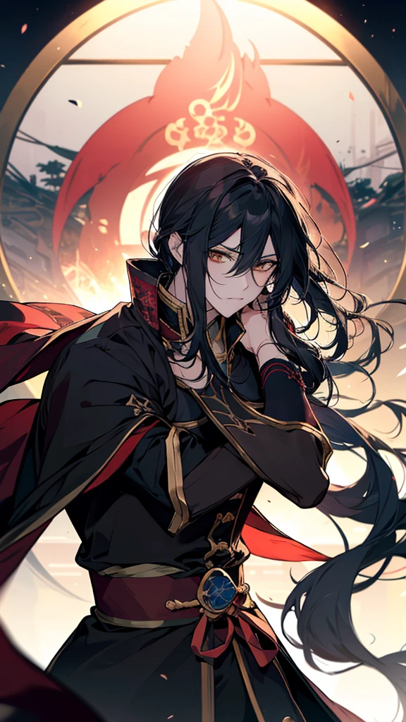 With a sword and a red cloak、剣を持っているanimeの女の子, By Ren, 詳細なキーanimeアート, 詳細なanimeキャラクターアート, Gap Moe Yandere Grimdark, 詳細なanimeアート, 詳細なanimeアートwork, inspired By Ren, anime「Overload」Albedo of, portrait of ninja slayer, Masamune Shirow, portrait Gap Moe Yandere Grimdark