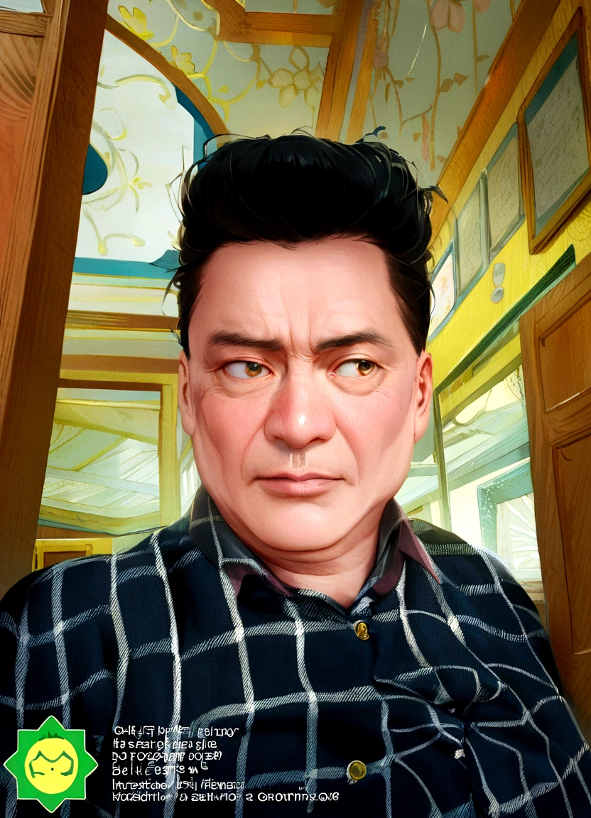 a man