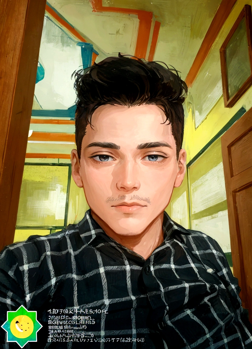 a man