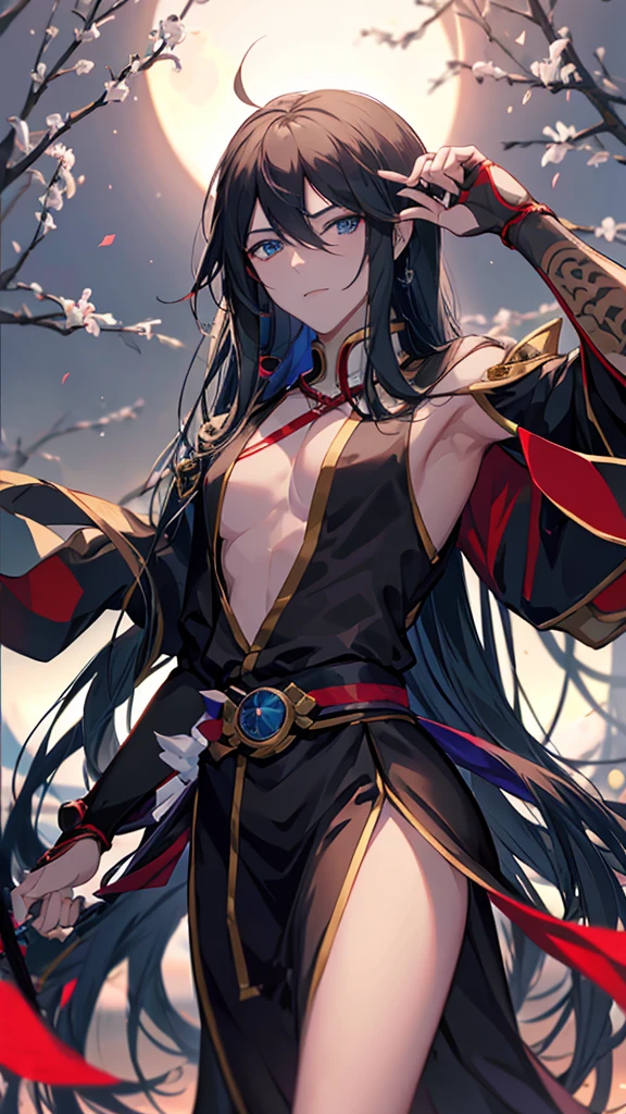 Anime character with black hair and blue eyes dressed in black, inspired by Okumura Masanobu, ryuko matoi, [[[[smile wickedly]]]], shikishi, The charming Ryuko Matoi, Gap Moe Yandere Grimdark, yuyushiki, portrait Gap Moe Yandere Grimdark, By Ren