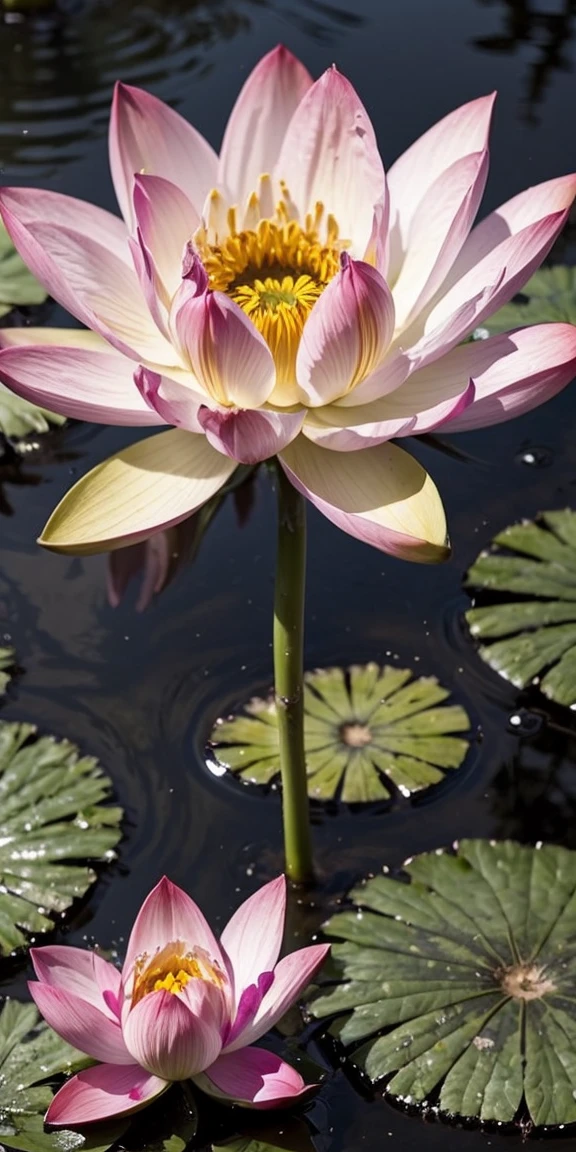 Lotus Blossom: Imitiere eine Lotus Blossom mit deinen Händen und Beinen, that open gently.