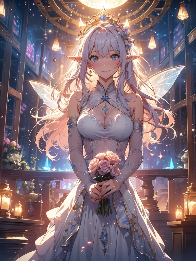 最high quality、1 woman elf on screen 、Beautifully decorated bra、Beautiful foam、、CourtyardShining fairy wings、Flower fractal art Beautiful Nature((beautiful night))Lots of constellations ((starry night)) 、Bigger on the screen((cowboy shot )) 、((seethroughbodystocking, dress)),Beautiful radiance,High-definition depiction, Realistic, 8K, Unity, beautiful Shot, light smile, Beautifully and vividly drawn, , Beautiful, beautiful, clear skin、sexly,beautiful underwear,Countless rays of light pouring down, Swirling Light, Raise one arm above your head, Intense light is emitted from the magic circle in front of the girl. flower、Particles of light、nature at night、Magic Fairy tale、
Romanticism,Cowboy Shot: The most beautiful form of chaos, Mr..々colour, Intertwined flowers, Particle,magical gentle light,smile,,image quality、masterpiece、Beautiful Face、Super beautiful elf woman((Big breasted 22 year old office lady、Bust 100,Beautiful long ironed hair 、bionde hair,height: 165cm。、ANDsbian、、high quality、、Visual art、Written boundary depth、universe、Happy smile、、elegant、ticker beautiful decorative、、beautiful tiara、Beautiful Beautiful Landscape、mountain、beautiful city, A kind smile、wonderful、Fluttering petals、Dance happily、、Cultivate fantasy、、Mystery light Lots of flowers、art,mystery,Ultra-high resolution,atmosphere A colorful and dreamy anime-style illustration of a young girl with beautiful hair,Beautiful Forest. surrounded by a kaleidoscope of colors and glowing lights. The background is filled with whimsical details and a magical atmosphere. --ar 3:4 --style raw --stylize 600 --niji 6、Throne Beautiful