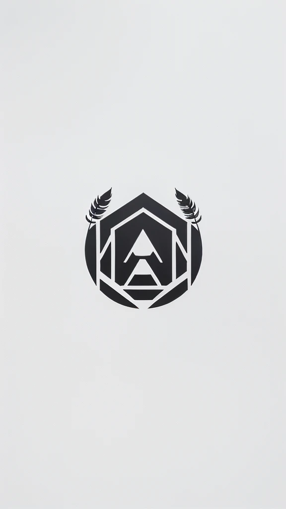 A minimal, modern, simple, cinematic logo design for the brand “Penamemoria". Create a modern, minimalistic, high-quality, logo of a Dreamy Feather