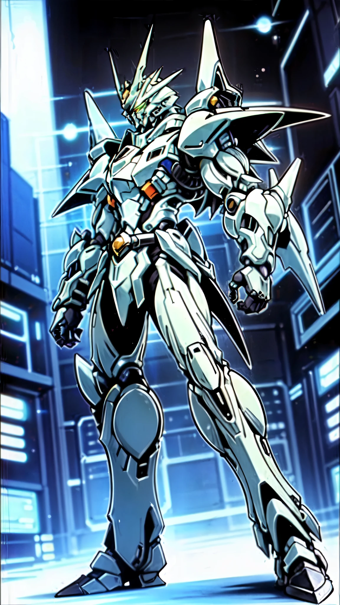 (masterpiece:1.5, best quality:1.5, extremely delicate:1.5, perspective:1.5, foreshortening:1.5, dynamic angle:1.5), a man wearing a full-face helmet, a fantasy-style biotech armored combat suit, green eyes, (a composite layered chest armor), fully enclosed shoulder guards, matching arm and leg guards, the belt is adorned with neon circuitry, (the color scheme is primarily black glow with green and red accents), the design balances heavy with agility, a high-tech bio-mecha armor, (Armor Concept Inspired by neon Cyberpunk, stand on the top of a skyscraper in a futuristic sci-fi city), this character embodies a finely crafted fantasy-surreal style armored hero in anime style, exquisite and mature manga art style, (battle damage, element, plasma, energy, the armor glows), ((male:1.5)), metallic, high definition, highres, ultra-detailed, ultra-fine painting, professional, perfect body proportions, golden ratio, anatomically correct, symmetrical face, extremely detailed eyes and face, high quality eyes, creativity, RAW photo, UHD, 32k, Natural light, cinematic lighting, masterpiece-anatomy-perfect