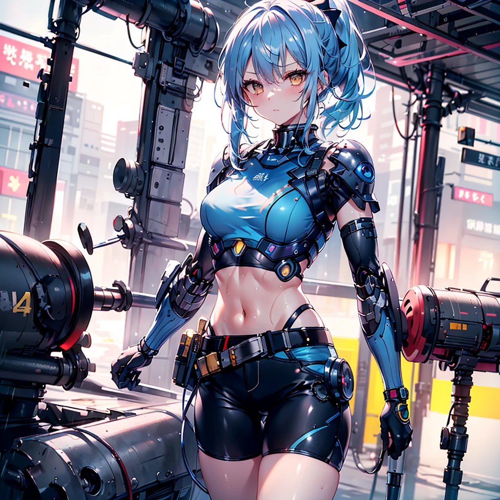 BREAK Perfect Anatomy、(High resolution:1.2)、Incredible illustrations、(Cute illustrations:1.2)、(nsfw)(cinematic angle) (Beautiful background(Inside an abandoned hut in the forest))
1girl(cyborg(a girl, 1.5meters, 40kg,blue hair,short bob,blue eyes,)
(16-year-old,flat chest))(afterglow,drunken eyes:1.5)
(combat exoskeleton, underwear,garter stockings,)) ((undressing,open clothes,oversized clothes,)
( Sex preparation:1.2,rape:3.4(swarm of tentacles:2.3((cum on body, cum on breasts, cum on clothes, cum on hair, excessive cum,pojecile cum,):3.5)))