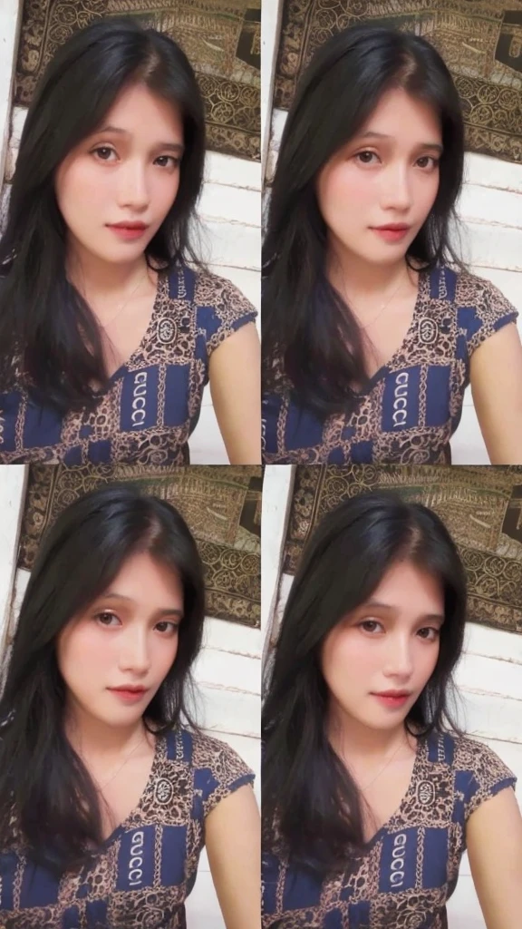 (realistic, high resolution:1.3), (face close up), 1 girl with perfect figure, super fine face and eyes, black hair,medium hair, tank top: 1.2 in random colors, short、skirt, bridge, big breasts, cleavage, choker, smile、selfie