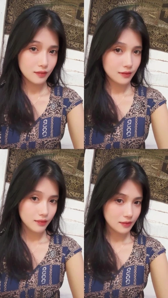 (realistic, high resolution:1.3), (face close up), 1 girl with perfect figure, super fine face and eyes, black hair,medium hair, tank top: 1.2 in random colors, short、skirt, bridge, big breasts, cleavage, choker, smile、selfie