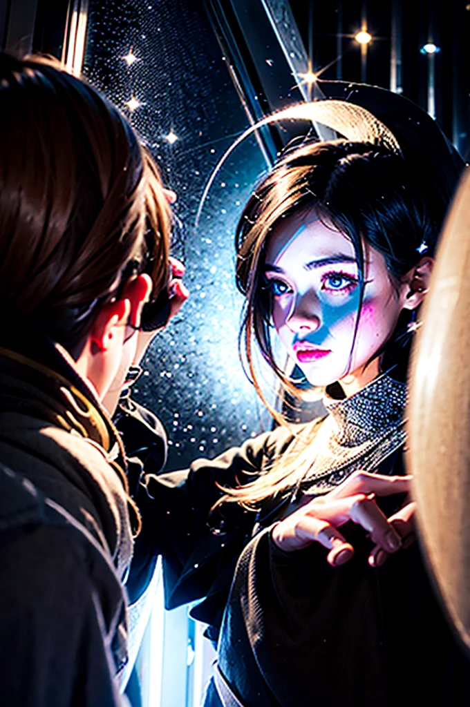 CREATE A BOOK COVER WITH JERRY KENNY AND THE HIERARCHIES, with three children, two girls and two boys, BUT A BOY IS THE MAIN ONE WHO HAS TO BE DIFFERENT, HE HAS TO BE WHITE AND HAS TO HAVE WHITE DETAILS IN HIS HAIR, THEY HAVE TO HAVE TO BE TEENAGERS AND THEY HAVE TO BE MAGIC AND WITCHCRAFT THINGS