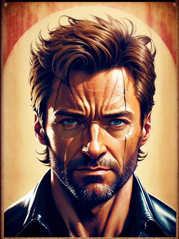 Hugh Jackman as wolverine, vhs effect, (poster:1.6), poster on wall, nostalgia, movie poster, portrait, close up
(skin texture), intricately detailed, fine details, hyperdetailed, raytracing, subsurface scattering, diffused soft lighting, shallow depth of field, by (Oliver Wetter)