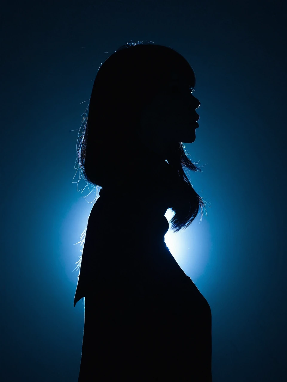 薄dark部屋に佇む5人の女性, unlimited, Generic KPOP, silhouette, , unlimited, Backlight, dark、Spotlight