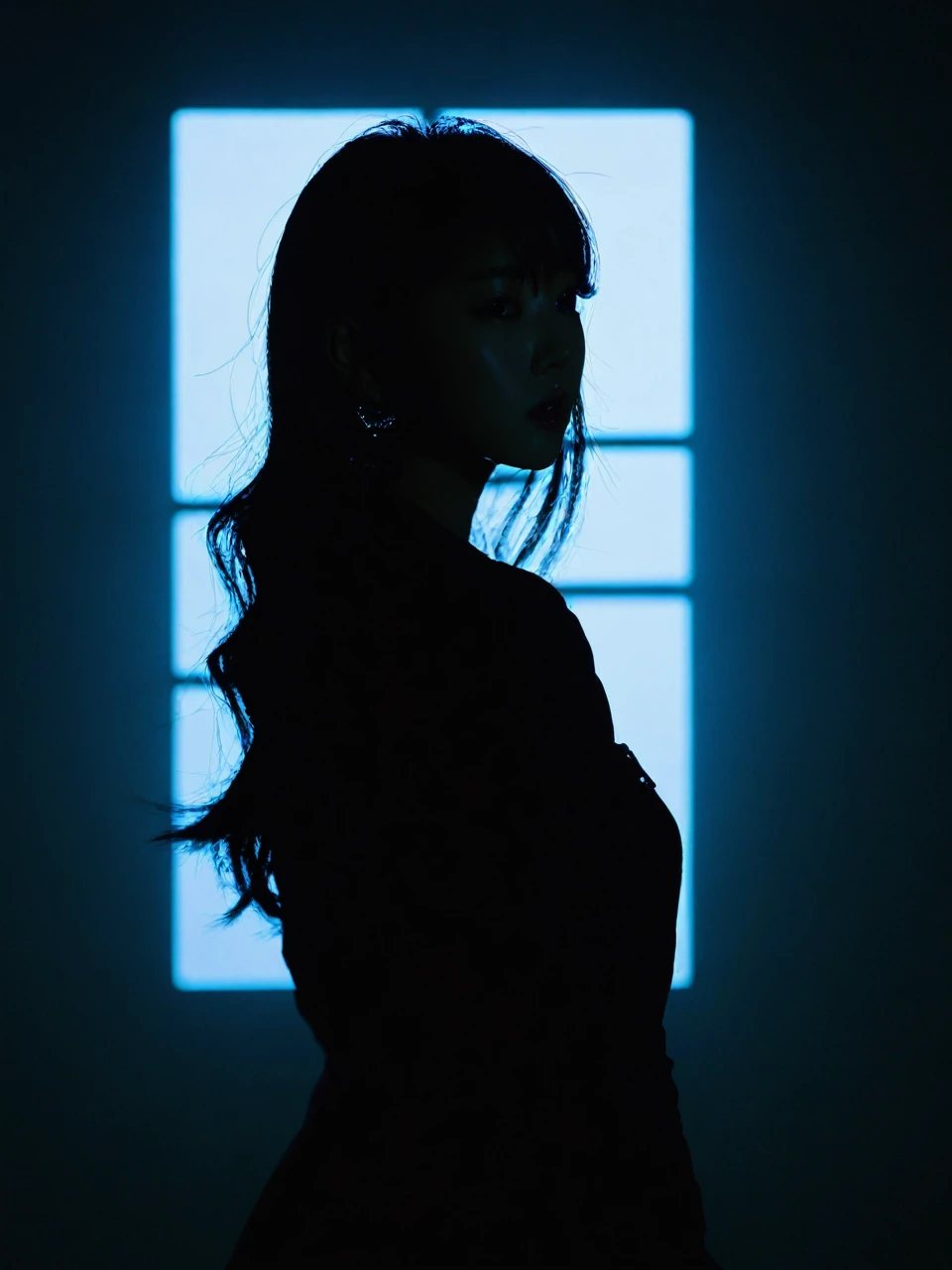 薄dark部屋に佇む5人の女性, unlimited, Generic KPOP, silhouette, , unlimited, Backlight, dark、Spotlight