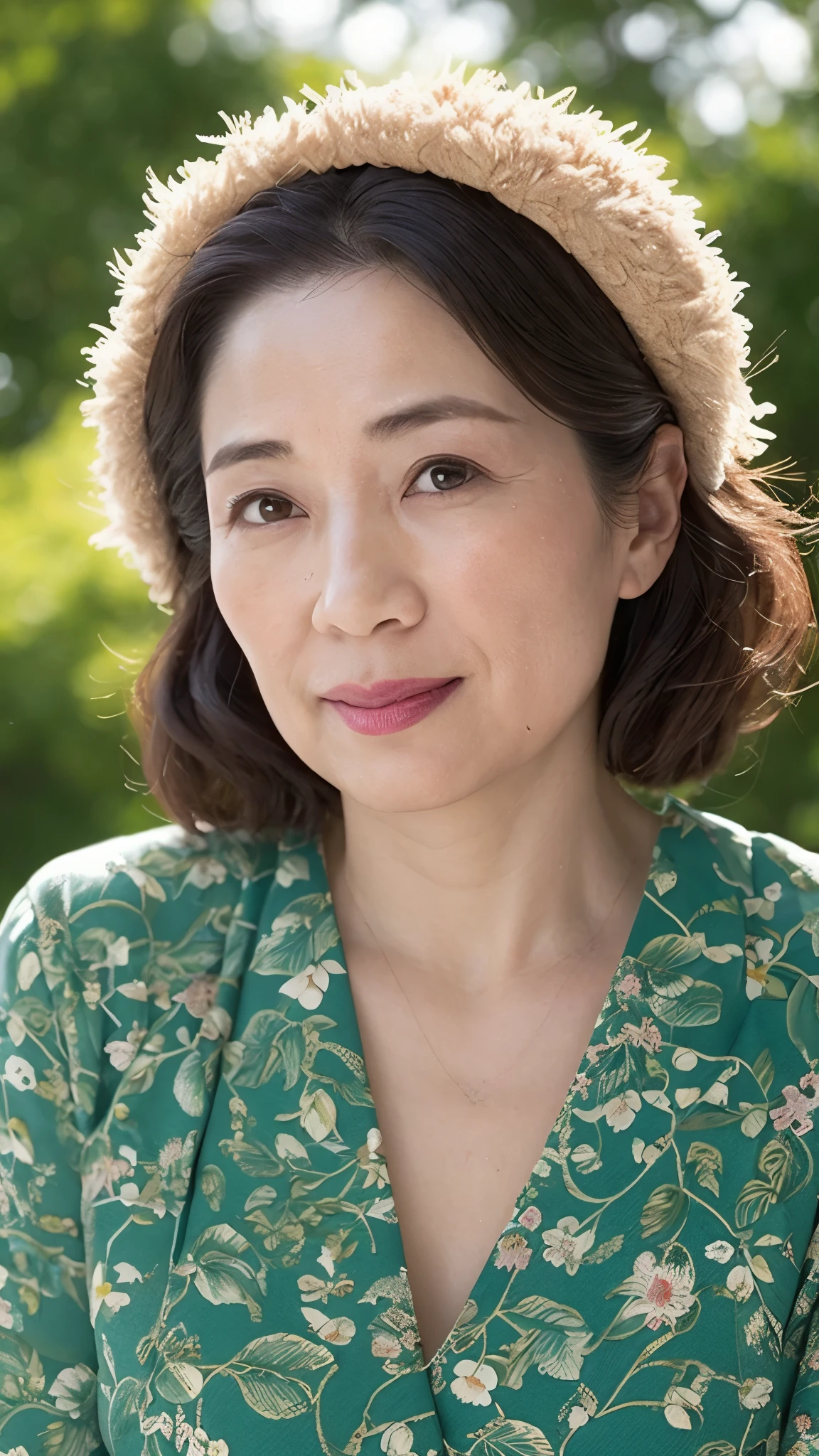 Kawase Hasui, Face close-up, Japanese painting, senior citizen, Draw lips correctly, Red lipstick, No discomfort, 16K, Highest quality, Very detailed, Realistic, Very detailed肌, (Japanese), (alone), 100 years old, Large Breasts, Mature female politician, Glamour, sexy, Chromo White Skin, Staring straight ahead,