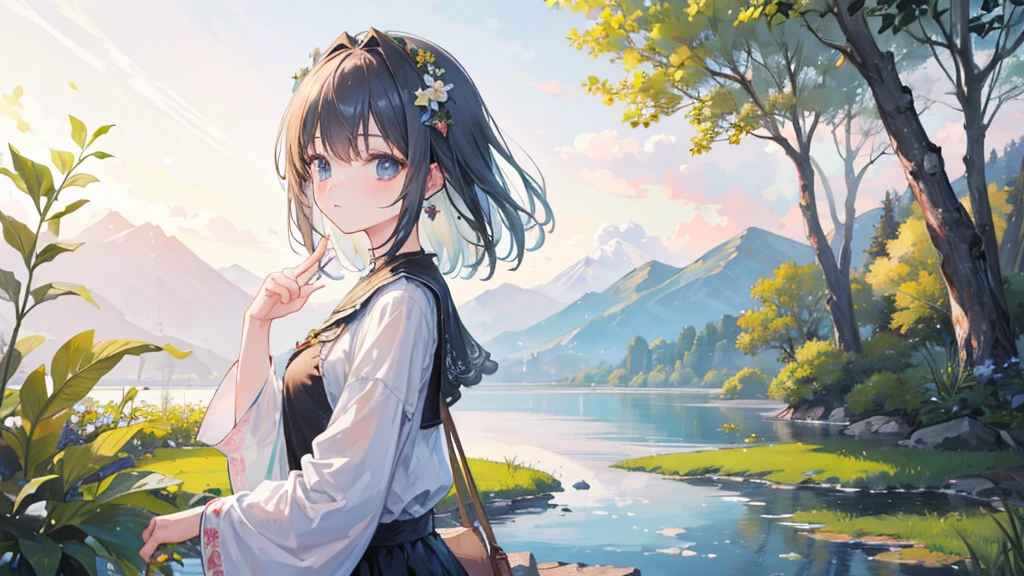 ((Highest quality)), ((masterpiece)), (detailed),Nature Serenity Peace