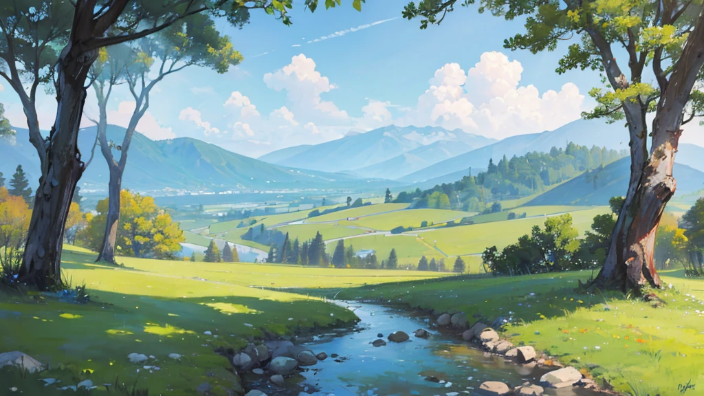 ((Highest quality)), ((masterpiece)), (detailed),Nature Serenity Peace