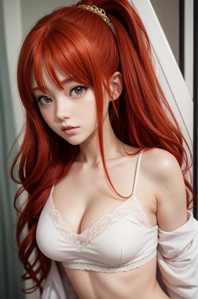 redhead anime girl 