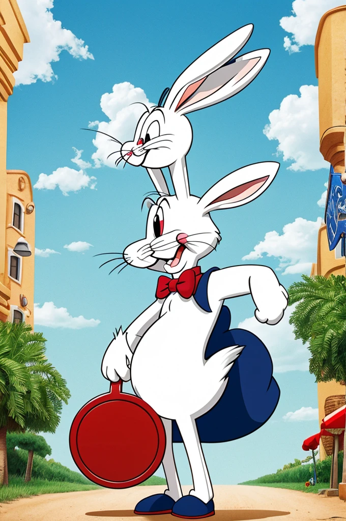 Bugs bunny con dinero