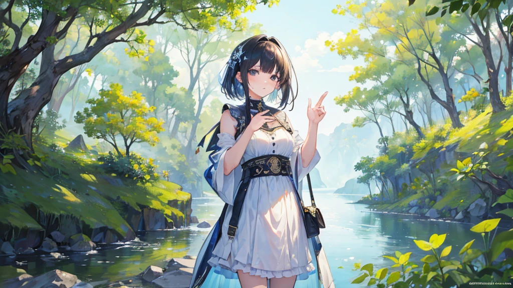 ((Highest quality)), ((masterpiece)), (detailed),Nature Serenity Peace