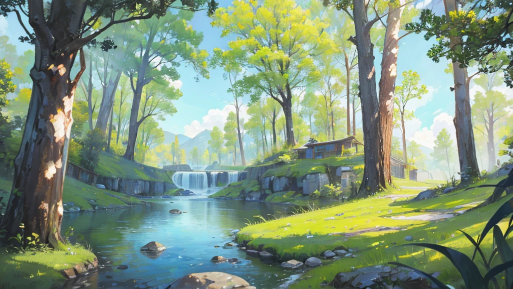 ((Highest quality)), ((masterpiece)), (detailed),Nature Serenity Peace