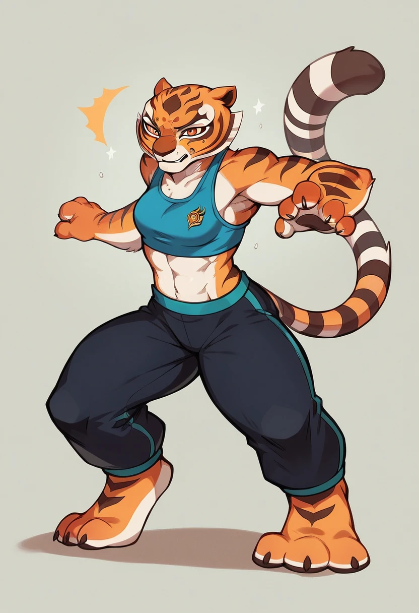 Kung Fu Panda, Master Tigress, Pose, Yoga