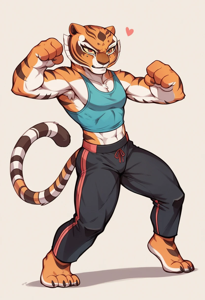 Kung Fu Panda, Master Tigress, Pose, Yoga