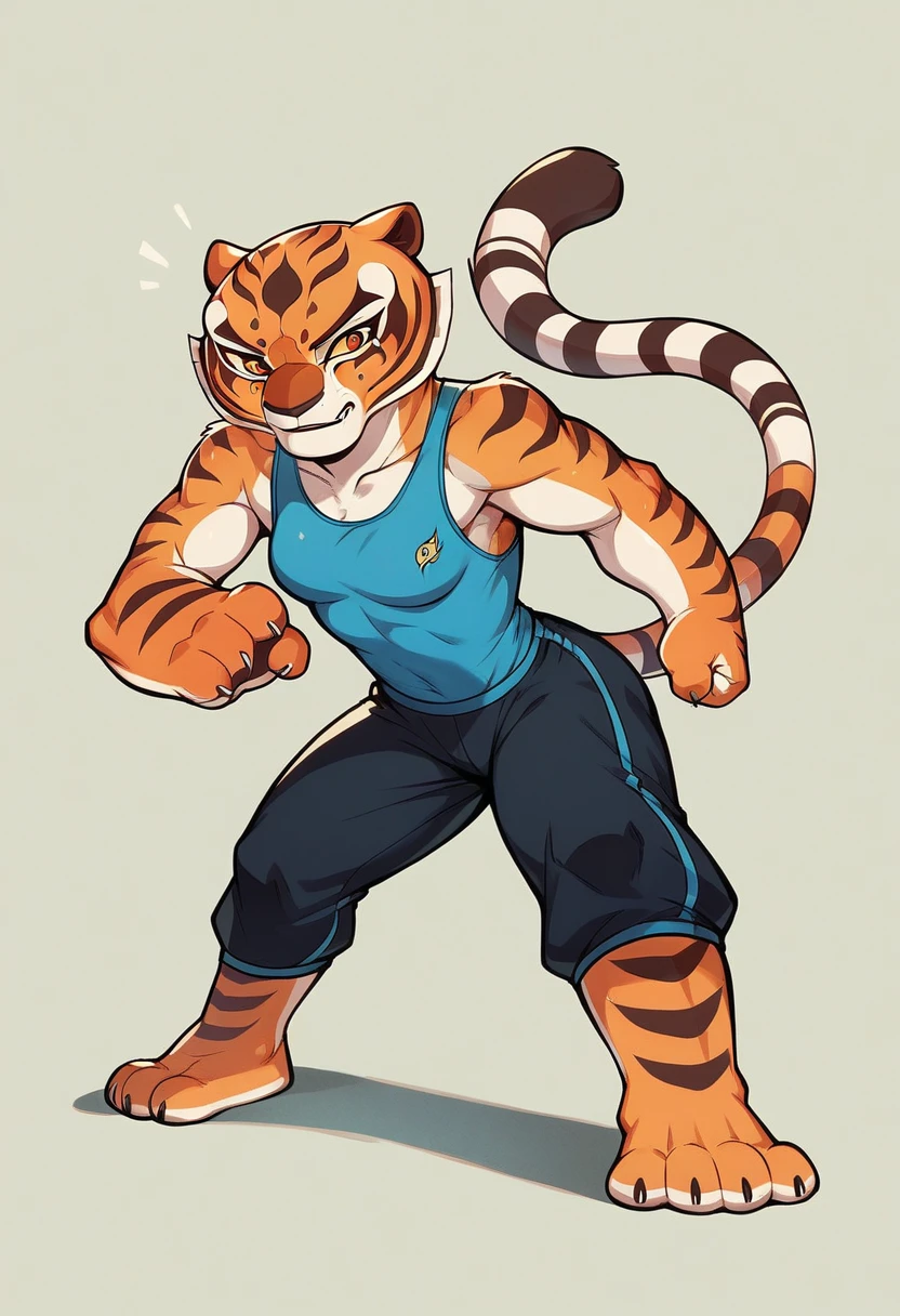 Kung Fu Panda, Master Tigress, Pose, Yoga
