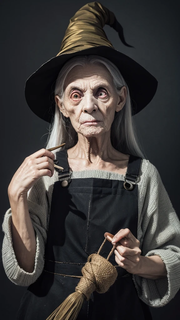 witch　Grandmother　ugly　Odd Eye　Creepy　Overall dim