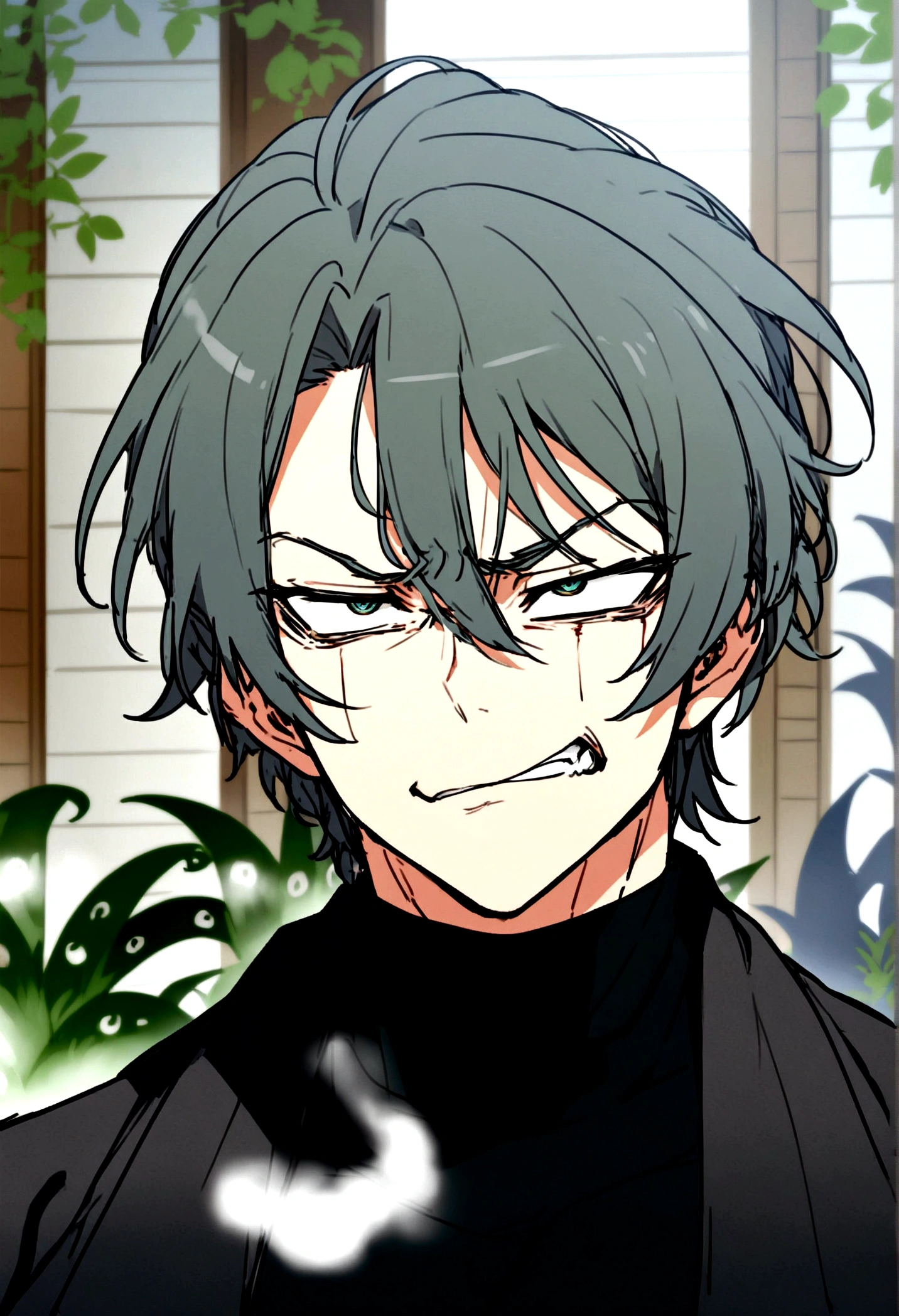 ((Man)),((tanned skin)),((Mad eyes)),((tall)),((muscular))