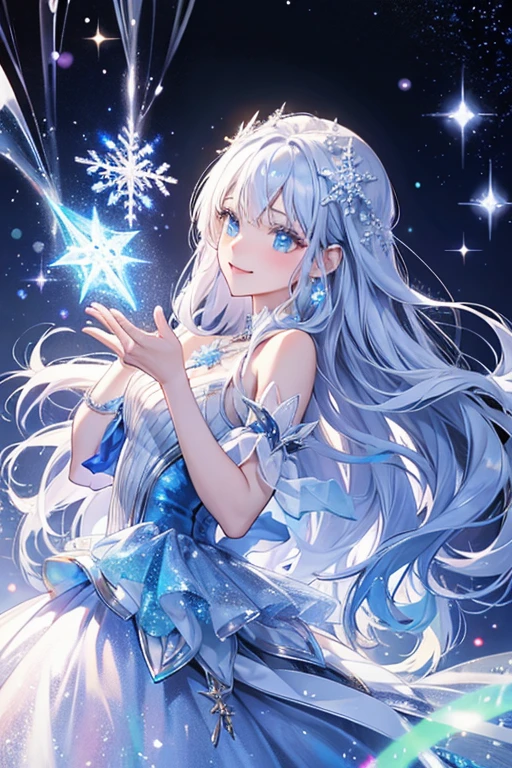 Snowflake goddess SPARKLE; GLITTER; metalic; holographic