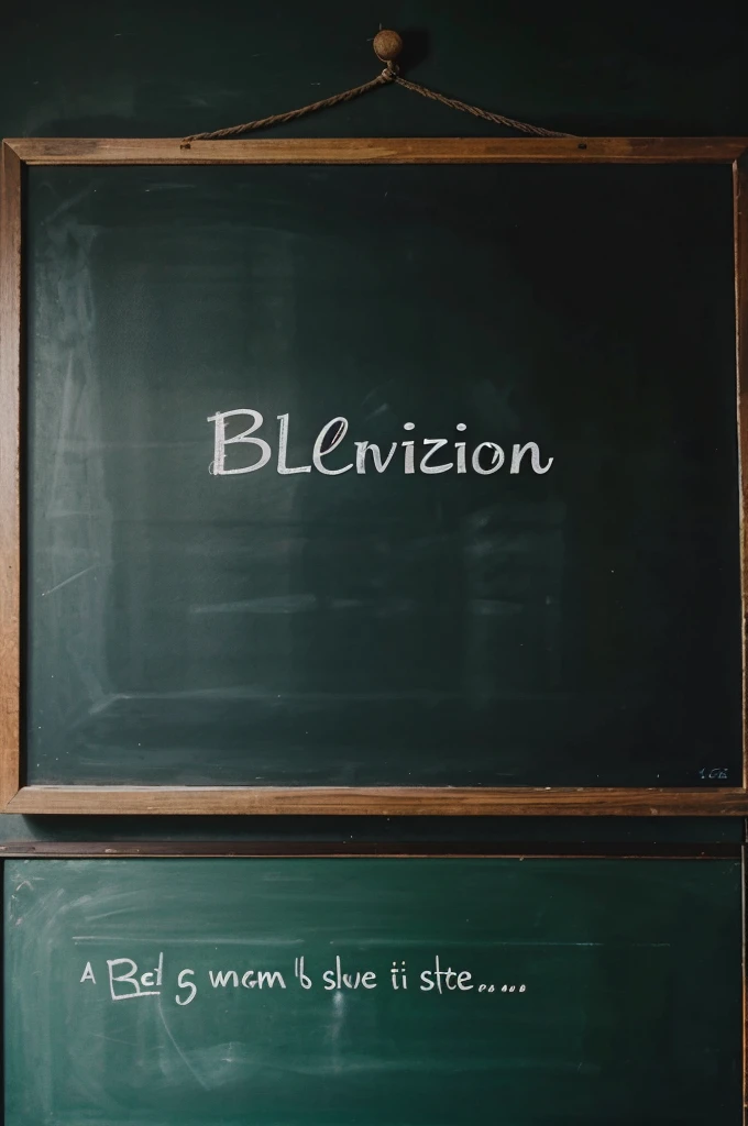 a blackboard that has Spanish written on it