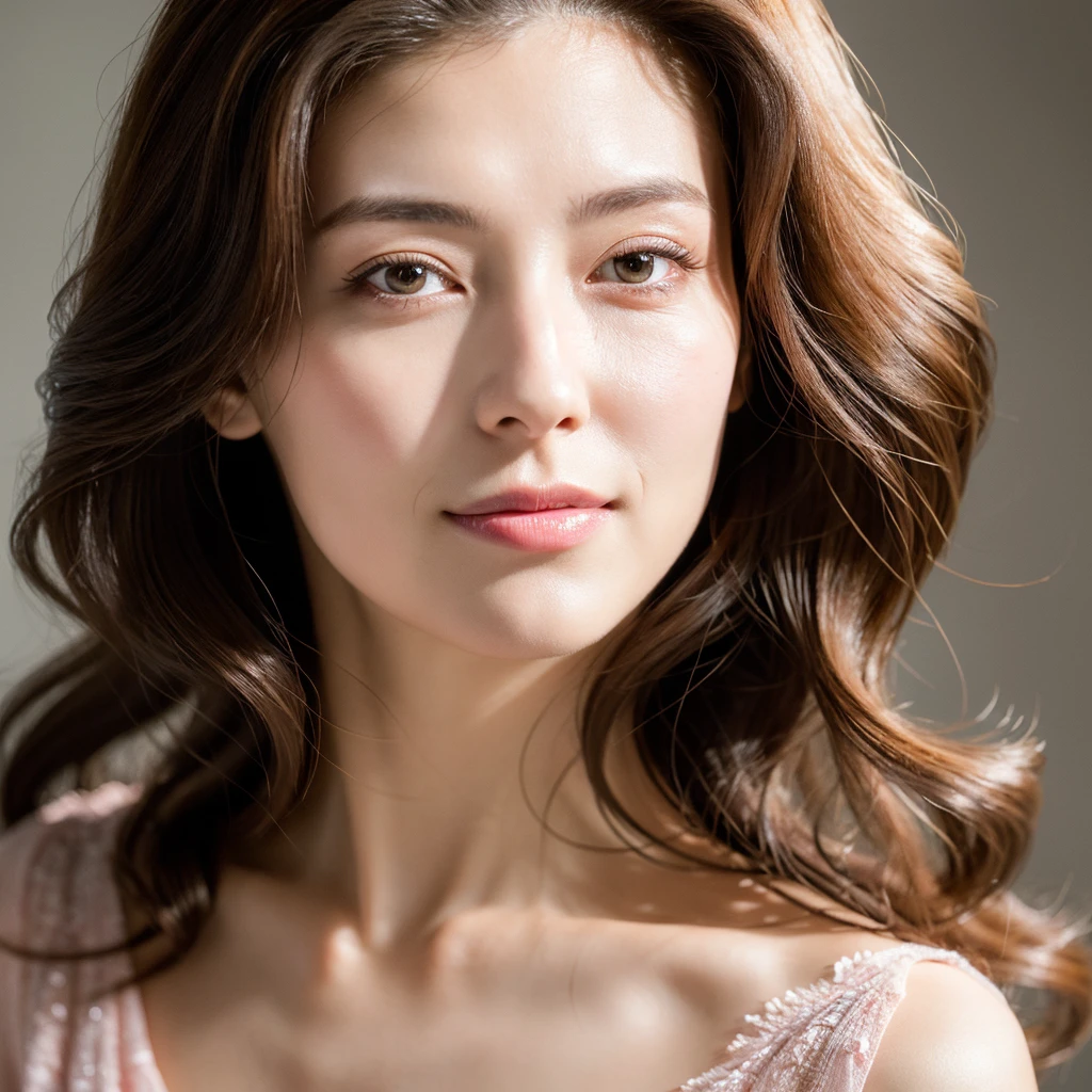 Beautiful mature woman with beautiful wavy long hair, Naughty Mature Woman, Ultra-high resolution,(Realistic:1.4), ((Highest quality)), ((masterpiece)), (be familiar with),