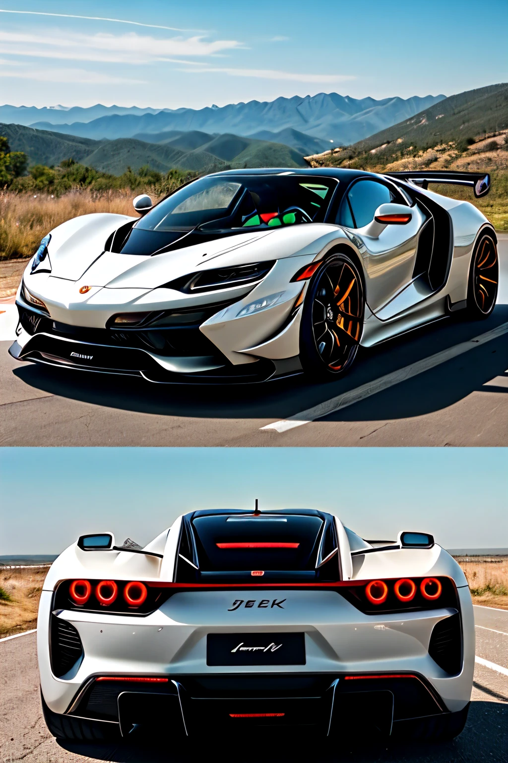 Design a hyper car inspired by jesko