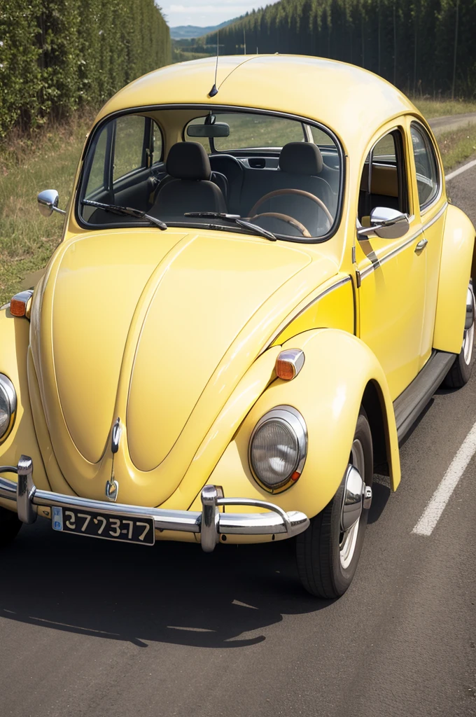 yellow beetle front