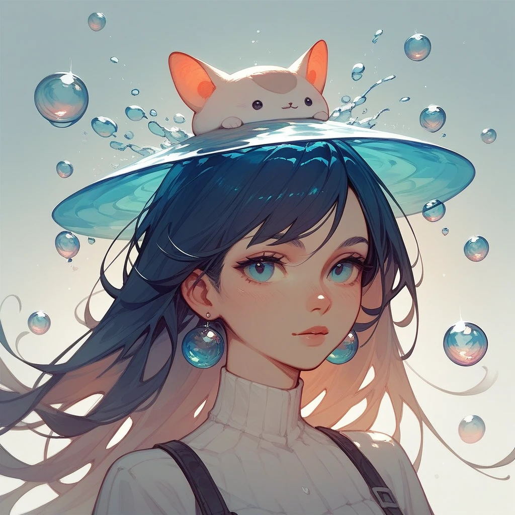 figurative, bubble for a head, (score_9,score_8_up,score_7_up,score_6_up,score_5_up,score_4_up)
