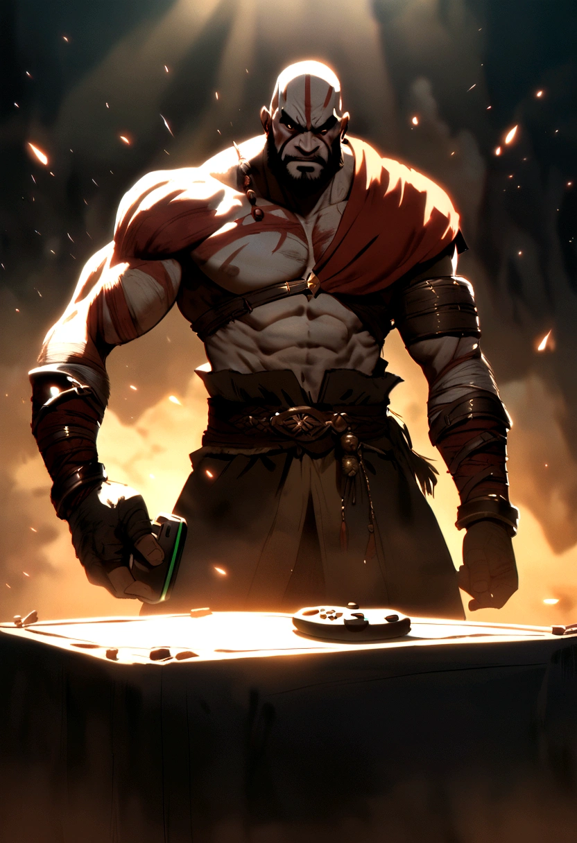 Wukong、Enlighten life、Middle age、Back Shadow、Holding a golden hoop rod in hand --auto