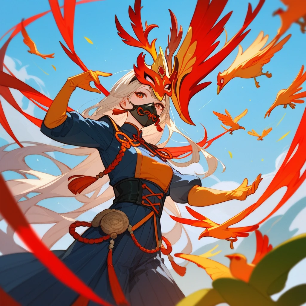 filigree, phoenix mask, (score_9,score_8_up,score_7_up,score_6_up,score_5_up,score_4_up)