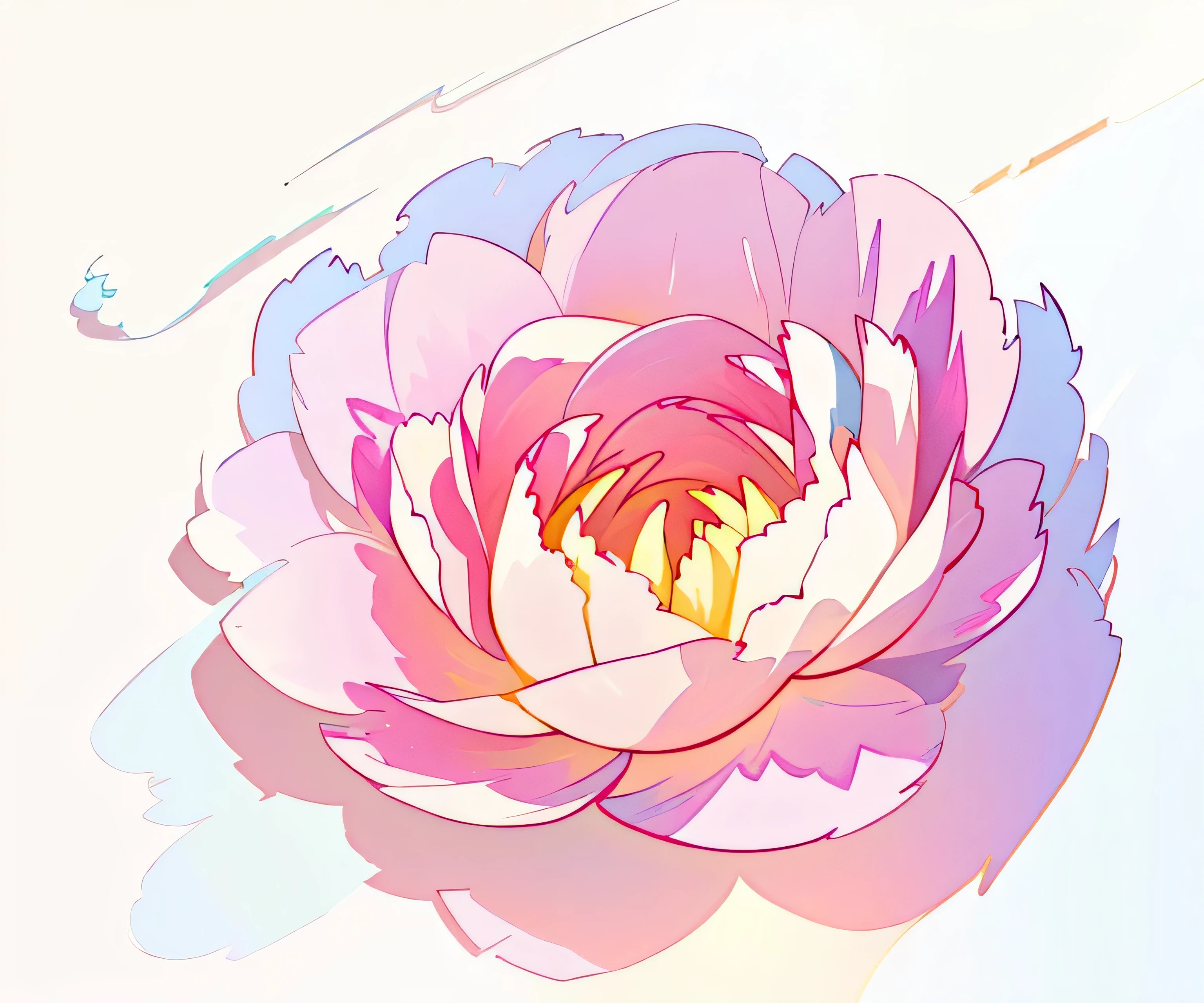 masterpiece, best quality, Local,Close shot,Peony,Commercial Illustration,Anime style,Light,Sunlight,Lighting,Light and Shadow,Sky,Clouds,(Extremely detailed CG unity 8k wallpaper), (best quality), (Best Illustration Award), (The best shadow), absurd, Realistic lighting, (abyss), Beautiful and delicate light,