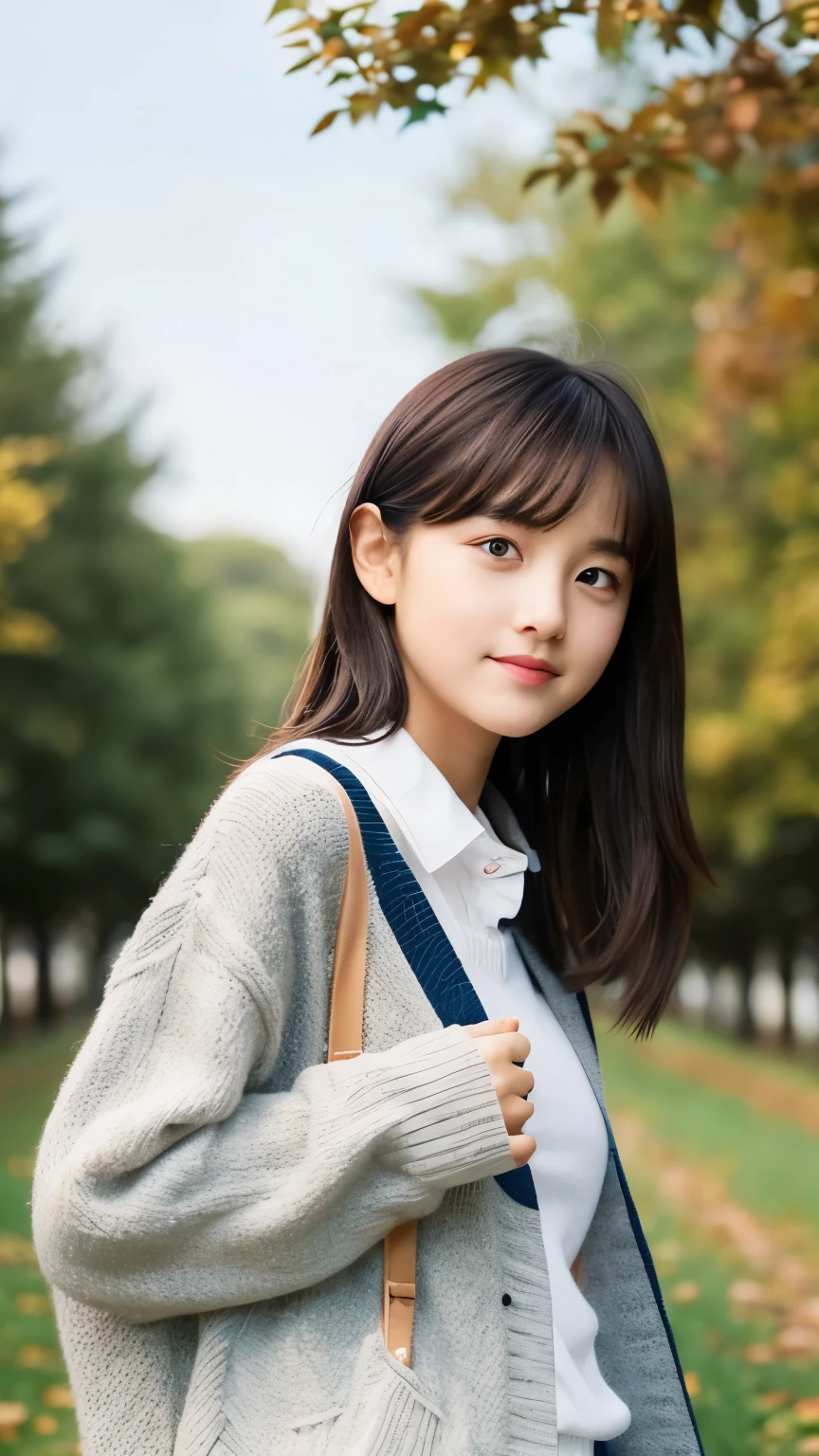 Female student　Masterpiece very cute　Natural atmosphere　boyish　16 years old　Shortcuts