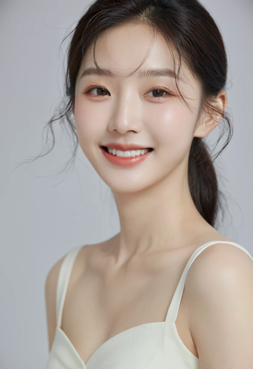 Korean woman, (masterpiece, Beautiful people, A tainted smile), Virtual YouTube, Delicate skin texture